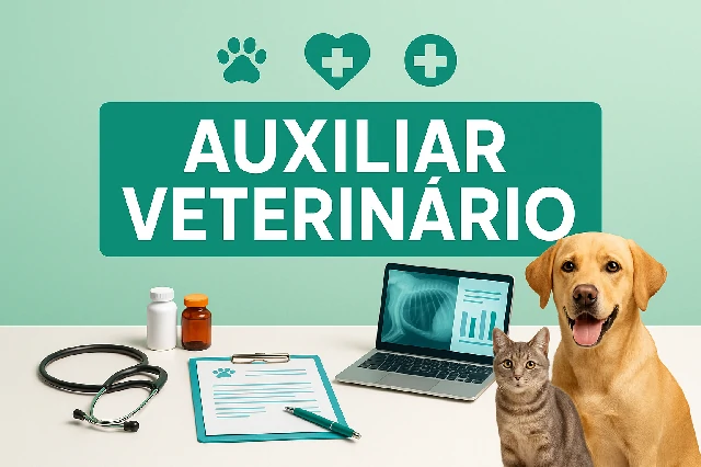 Capa do curso AUXILIAR VETERINÁRIO